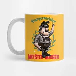 Burgermeister Meister Burger (german lederhosen) Mug